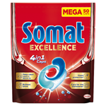 Somat Excellence 4in1 kapsle do automatické myčky na nádobí 50 ks 950g