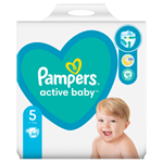 Pampers Active Baby Plenky Velikost 5 X64, 11kg - 16kg