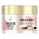 Pantene Body & Strength Vlasová Maska, Biotin + Růžová Voda