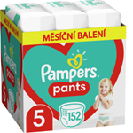 Pampers Pants Plenkové Kalhotky Velikost 5, 152 Kusů, 12kg-17kg