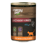 Energy Pet hovězí kousky v omáčce 415g