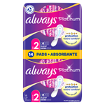 Always Platinum Super Hygienické Vložky S Křidélky 14 ks