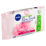 Nivea Rose Touch Micelární čisticí pleťové ubrousky 25 ks