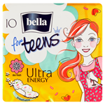 Bella For Teens Ultra energy Hygienické vložky s křidélky á 10 ks