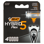 Bic Hybrid Flex 5-břité náhradní hlavice 4 ks