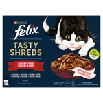 FELIX® Tasty Shreds lahodný výběr ve šťávě 12 x 80g