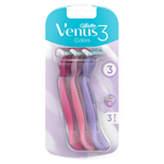 Gillette Venus 3 Colors Pohotová Holítka, Balení 3