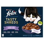 FELIX® Tasty Shreds výběr mix ve šťávě 12 x 80g