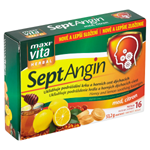 Maxi Vita Herbal SeptAngin med, citron 16 pastilek 53,2g