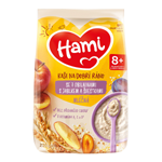 HAMI Mléčná kaše se 7 obilninami s jablkem a švestkami 210g