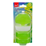 Q-Power tekutý blok 3x55ml limetka