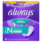 Always Dailies Normal Fresh & Protect Intimky  60 ks