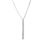 PRAQIA Stříbrný náhrdelník Linea (Ag 925/1000, 2,30 g)