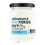 Allnature Kokosový olej panenský BIO 200 ml