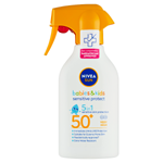 Nivea Sun Sensitive Protect Dětský sprej na opalování OF 50+ 270ml