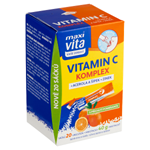 Maxi Vita Vaše Zdraví Vitamin C komplex + acerola a šípek + zinek s příchutí pomeranče 20 sáčků 40g