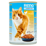 Reno Kompletní krmivo pro dospělé kočky s kuřecím 415g
