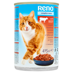 Reno Kompletní krmivo pro dospělé kočky s hovězím 415g