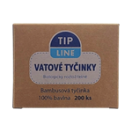 Tip Line Vatové tyčinky bambusové krabička 200 ks