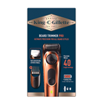 King C. Gillette Beard Trimmer PRO Zastřihovač Vousů S Přesným Ovládacím Kolečkem Pro 40 Délek Vousů