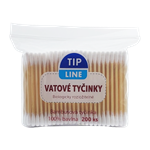 Tip Line Vatové tyčinky bambusové sáček 200 ks