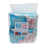 Happy Mimi Dětské vlhčené ubrousky Sensitive 4 x 72 ks