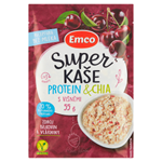 Emco Super kaše protein & chia s višněmi 55g