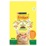 Friskies® Indoor pro kočky žijící v bytě s lahodnou kombinací kuřete a krůty a se zeleninou 10kg
