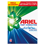 Ariel Prací Prášek 4.4kg, 80 Praní, Alpine Fresh