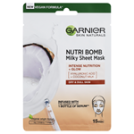 Garnier textilní maska Nutri Bomb kokosové mléko, 28 g