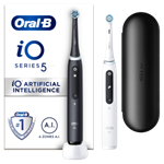 Oral-B iO 5 Černý a Bílý Elektrický Zubní Kartáček