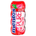 Mentos Pure Fresh Strawberry žvýkačky 30g