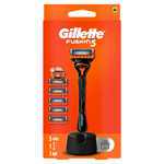 Gillette Fusion5 Holicí Strojek Pro Muže, 1 Holicí Strojek Gillette, 5 Náhradních Holicích Hlavic
