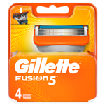Gillette Fusion5 Holicí Hlavice Pro Muže 4 Ks