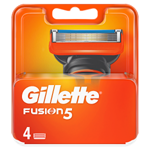 Gillette Fusion5 Pánská Náhradní Holicí Hlavice, 4 ks
