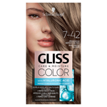 Schwarzkopf Gliss Color barva na vlasy Přirozená Béžová Blond 7-42