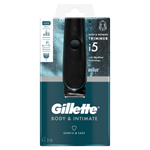 Gillette Body & Intimate Trimmer i5, Intimní Zastřihovač Muži, Bezdrátový, Na Mokro I Na Sucho