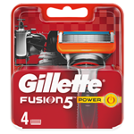 Gillette Fusion5 Power Holicí Hlavice Pro Muže 4 Ks