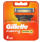 Gillette Fusion5 Power Náhradní Holicí Hlavice, 4 ks