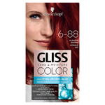 Schwarzkopf Gliss Color barva na vlasy Intenzivní Červená 6-88