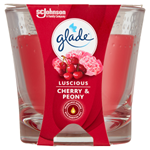 Glade Luscious Cherry & Peony parfémovaná svíčka 129g