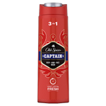 Old Spice Captain Sprchový Gel Pro Muže 400 ml, 3 v 1, Dlouhotrvající Svěžest
