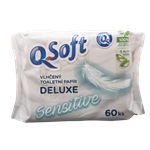Q-Soft Vlhčený toaletmí papír Deluxe Sensitive 60ks