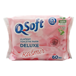 Q-Soft Vlhčený toaletmí papír Deluxe Kašmír 60ks