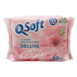 Q-Soft Vlhčený toaletní papír Deluxe Kašmír 60ks