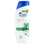 Head & Shoulders Menthol Fresh Šampon proti Lupům 400 ml Každodenní Použití. Pocit Čistoty