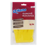Q-Home gumové rukavice S/M