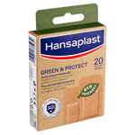 Hansaplast Green & Protect Udržitelné textilní náplasti 20 ks
