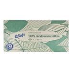 Q-Soft Papírové kapesníčky recyklované 3-vrstvé 80ks