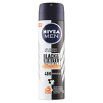 Nivea Men Black & White Invisible Ultimate Impact Sprej antiperspirant 150ml